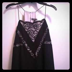 Express black lace dress, Size XS